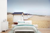 Papier peint Papier peint photo en vinyle - Maisons de plage aux Nederland largeur 600 cm x hauteur 400 cm - Tirage photo sur papier peint (disponible en 7 tailles)