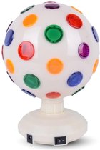 RGB LED Disco Ball - 15cm - Wit