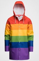 Stutterheim - Regenjas voor dames en heren - Vladimir - Rainbow - maat XL