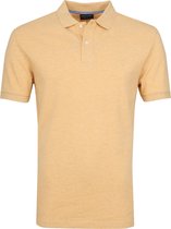 Profuomo - Polo Melange Geel - M - Slim-fit