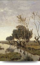 Maison de France - Canvas Hollands landschap - canvas - 80 x 120 cm