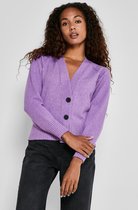 Noisy may Vest Nmian L/s Knit Cardigan Noos 27017083 Amethyst Orchid Dames Maat - XS