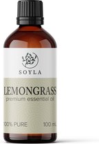 Biologische Lemongrassolie - 100 ml - India - Etherische olie van Lemongrass olie