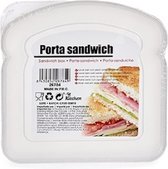 Arte Regal Lunchbox Sandwich 12 X 12 X 4 Cm Transparant
