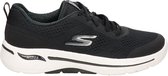 Skechers Go walk Arch Fit dames sneaker - Zwart - Maat 39