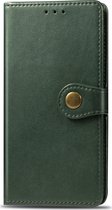 Xiaomi Mi 9T Hoesje - Mobigear - Snap Button Serie - Kunstlederen Bookcase - Groen - Hoesje Geschikt Voor Xiaomi Mi 9T