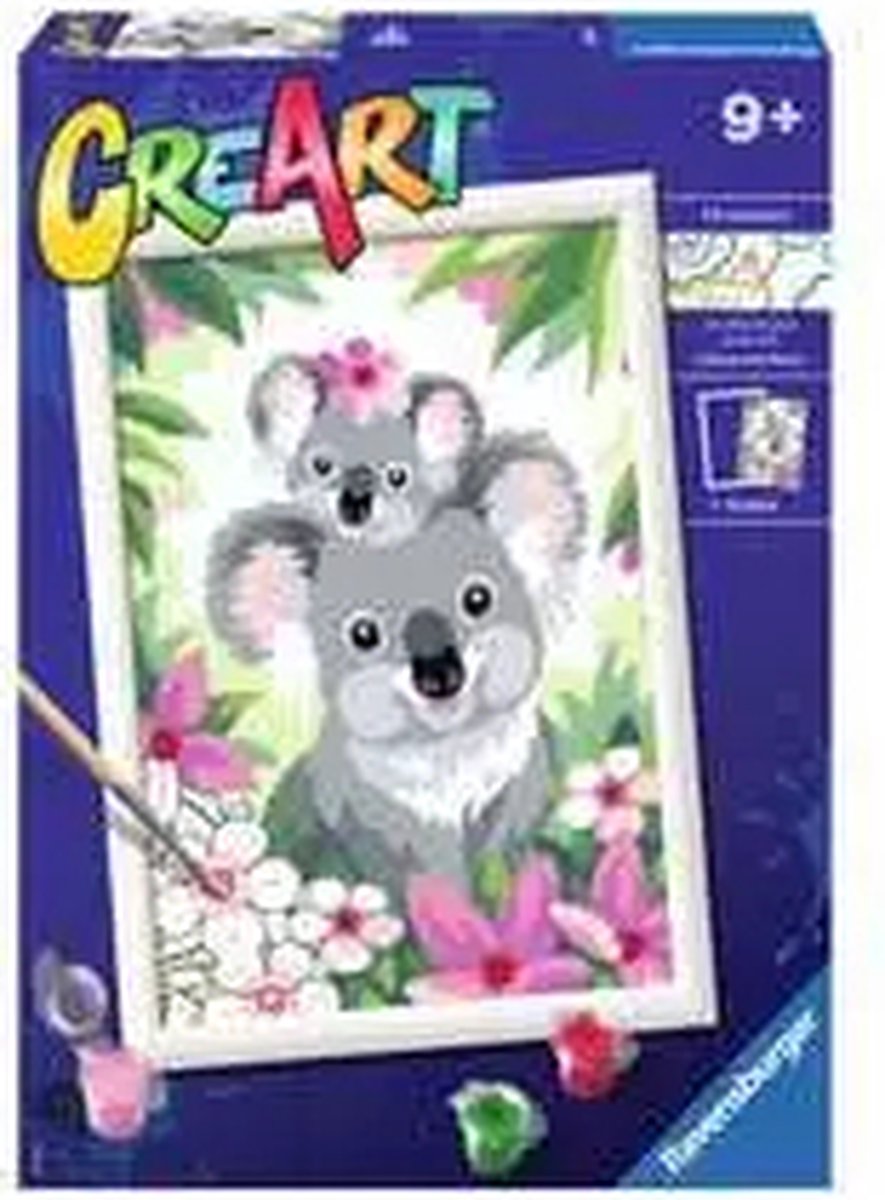 Ravensburger CreArt Koala Cuties - Schilderen op nummer voor kinderen — afbeelding 8