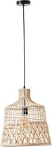 Brilliant lamp, Newbury hanglamp 35cm rotan, 1x A60, E27, 25W, kabel is in te korten / in hoogte verstelbaar