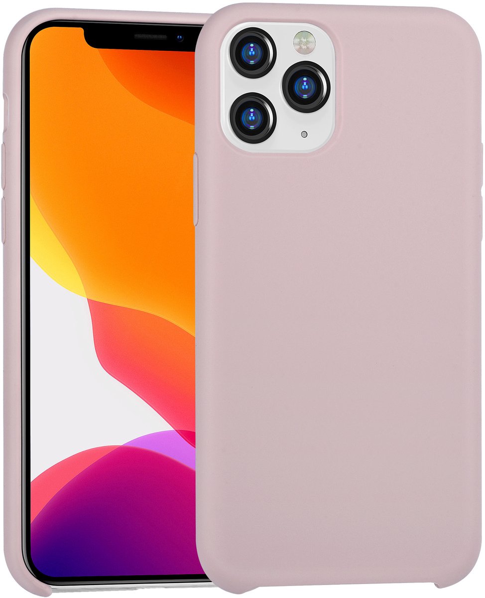 Apple iPhone 11 Pro Roze Backcover hoesje Soft Touch- 8719273299524