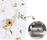 Kerst Tafelkleed - Kerstmis Decoratie - Tafellaken - Winter - Kerst - Cadeau - Wit - 180x260 cm - Kerstmis Versiering