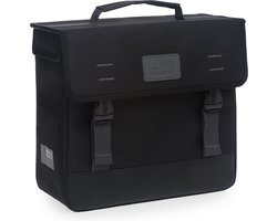 New Looxs Origin Single - Enkele Fietstas - Waterdicht Polyester - Afneembare Fietstas met Haken - 17 Liter - Zwart