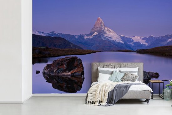 Papier peint - Papier peint photo peint Cervin et plus en Suisse - Largeur 525 cm x hauteur 350 cm