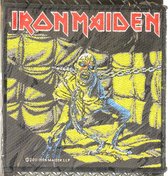 Iron Maiden Piece Of Mind Logo Standard Woven Patch Embleem Multicolor