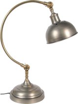 Bureaulamp H65 cm E27/max 1*40W Grijs Ijzer Tafellamp