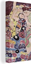 Toile Peinture La Vierge - Gustav Klimt - 20x40 cm - Décoration murale