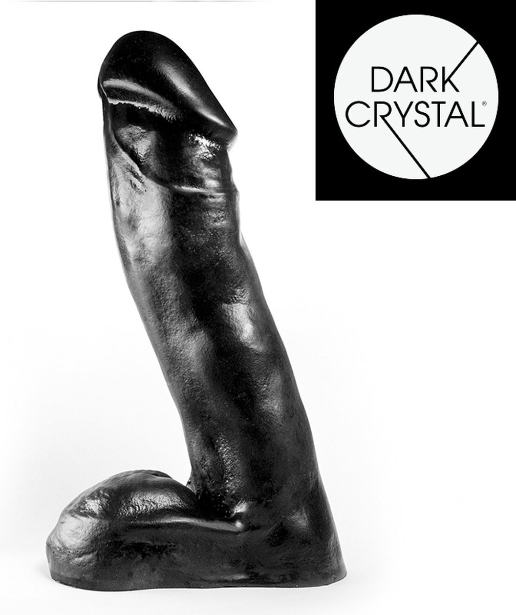 Goedkoopste Dark Crystal XXL Dildo 38 x 8 cm - zwart