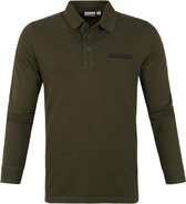 Napapijri Erber Long Sleeve Polo Olijfgroen - maat XL