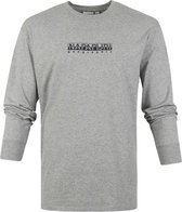 Napapijri S-Box Longsleeve T-shirt Grijs - maat M