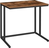 Computertafel Klein - pc-tafel - bureautafel voor thuiskantoor - 80 x 50 x 76 cm