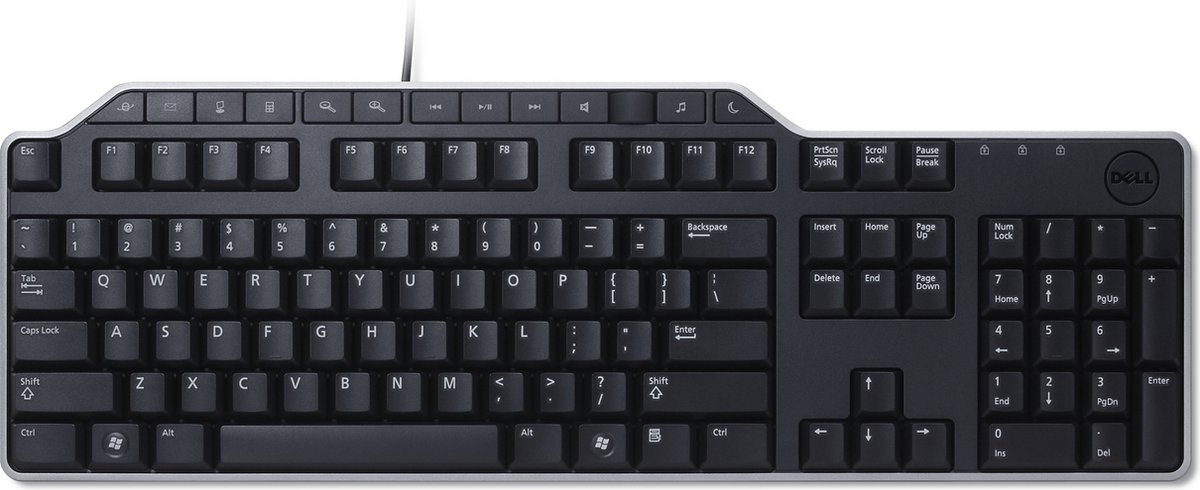 DELL KB522 toetsenbord USB QWERTY US International Zwart