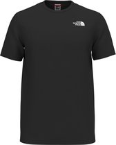 The North Face S/S Redbox casual t-shirt heren zwart