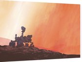 Perseverance Rover on Mars (A), NASA Science - Foto op Dibond - 90 x 60 cm