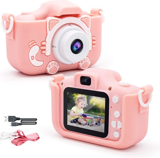 hetzelfde Grit Spijsverteringsorgaan Kiddowz Digitale Kindercamera – Speelgoed camera – kinderfototoestel  inclusief 8Gb... | bol.com