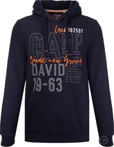 Camp David ® Hoodie sweatshirt Polar Ocean, donkerblauw