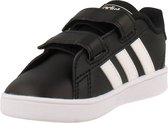 adidas Kinderen Zwarte Grand Court klittenband - Maat 23