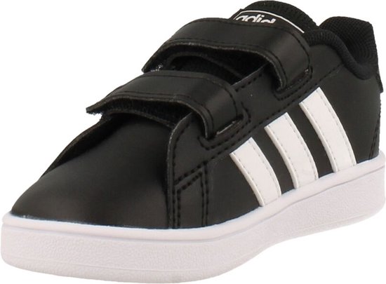 adidas Kinderen Zwarte Grand Court klittenband - Maat 23 | bol.com