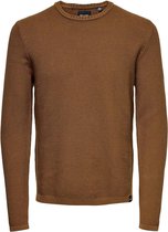 Only & Sons Trui Onsdan Life 7 Structure Crew Neck Noos 22006823 Monks Robe Mannen Maat - XL