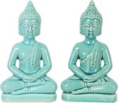 Naturel Collections Boeddha keramiek 11,5x6,5x19,5cm (1 stuk) assorti