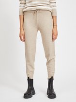 Vila Broek Viril Rib Rw Knit Pant/l 14062332 Natural Me Dames Maat - 44