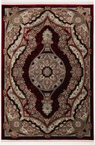 Tapijtenloods Hurrem Oosters Perzisch Vloerkleed Laagpolig Rood - 80X150 CM -