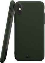 Nudient Thin Case V2 Apple iPhone X/XS Hoesje Back Cover Groen