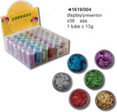 Vaessen Creative Glitter - ultra-fijn - 6x6 kleuren