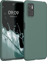 kwmobile telefoonhoesje geschikt voor Xiaomi Poco M3 Pro 5G - Hoesje voor smartphone - Back cover in blauwgroen