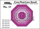 Crealies Crea-Nest-Lies kleine snijmallen - no.17 Achthoek 5