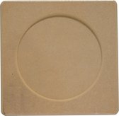 MDF servetlijst rond 22x22cm