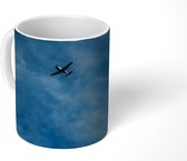 Mok - Vliegtuig - Lucht - Blauw - 350 ML - Beker