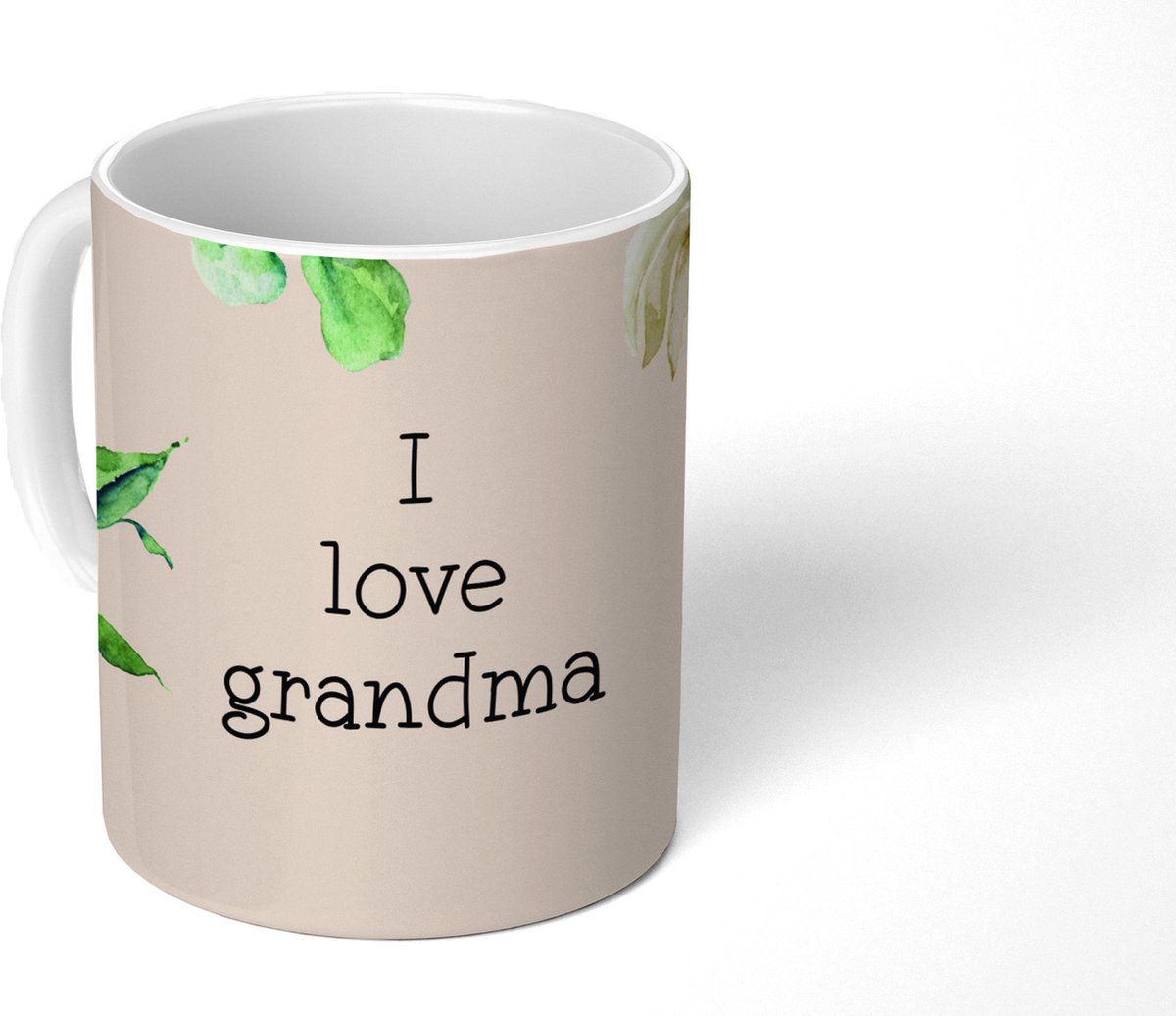 Mok - Koffiemok - Oma - Spreuken - I love grandma - Quotes - Mokken - 350 ML - Beker - Koffiemokken - Theemok - Mok met tekst