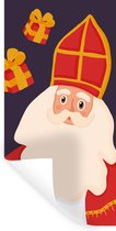 Muurstickers - Sticker Folie - Sinterklaas - Sint - Decoratie - Kinderen - Jongens - Meisjes - Kind - 40x80 cm - Plakfolie - Muurstickers Kinderkamer - Zelfklevend Behang
