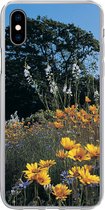 Geschikt voor iPhone Xs Max hoesje - Bloemen - Natuur - Kleur - Siliconen Telefoonhoesje