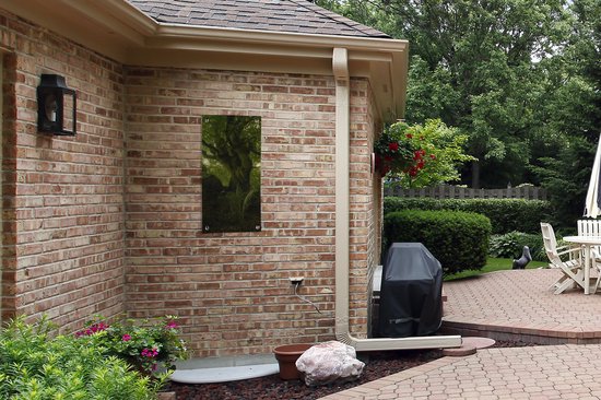 Poster de jardin Vert forêt sombre - 40x80 cm