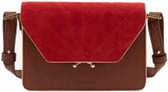 The Sticky Sis Club shoulder bag colore faded burgundy + poppy red