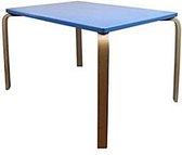 Simply for Kids TR4119 Houten Tafel 70x45cm Blauw
