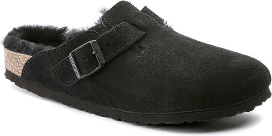 Birkenstock Boston Narrow Dames Clogs - Black - Maat 36