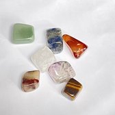 Wellness-House | Chakra Stenen Set Met Buidel | Edelstenen | Chakra Edelstenen | Healing Stones | Natuurstenen | Power Stones | Reiki | Zen