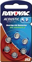 Rayovac Ray-312b Hoortoestelbatterijen Ha312 6-blister