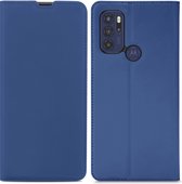 iMoshion Slim Folio Book Case Motorola Moto G60s hoesje - Donkerblauw